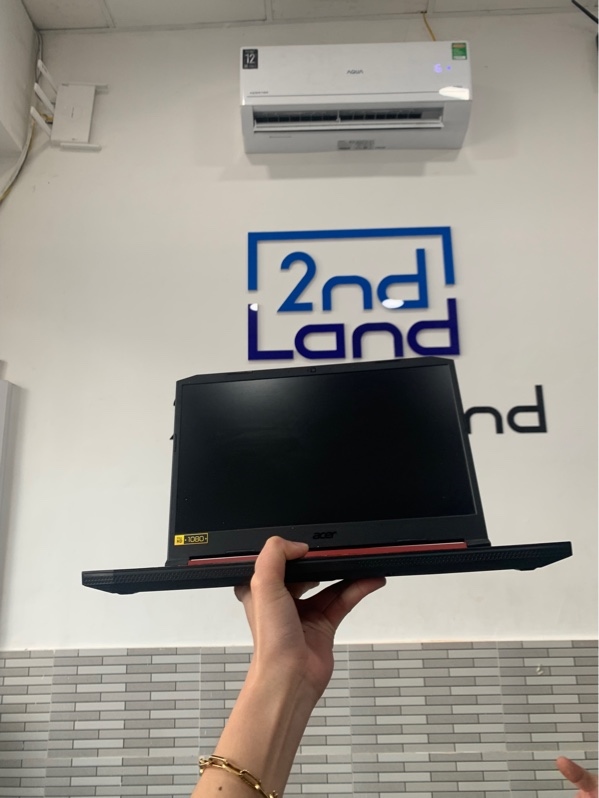 Laptop Acer nitro 5 AN515-54 - i5-9300h - Ram 16/256 ssd/ 500gb ssd - GTX 1650 4gb - Màu đen - Pin 63% - Ngoại hình: 98% - Màn in phím - Kèm sạc