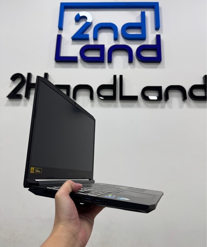 Laptop Acer Nitro 5 AN515-57 - i5 11400H - Card GTX 1650 Ram 8/512GB SSD (97%) - Pin 77% - Màu đen - Ngoại hình 97% - Màn rộp, phản quang, touchpad trầy - Kèm sạc