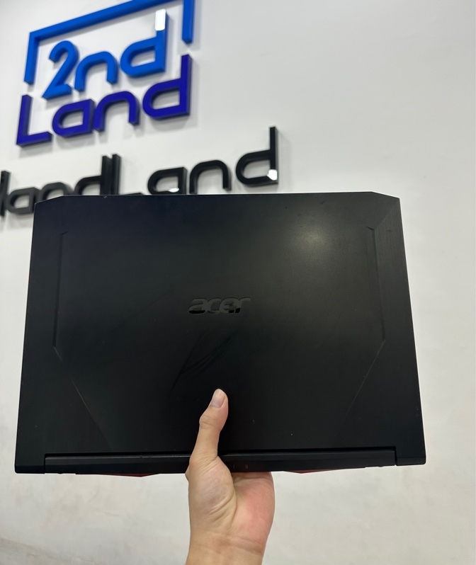 Laptop Acer Nitro 5 - Màn 144hz - i5 10300H 1650 ti - Ram 16/512 GB SSD - Pin 75% - Màu đen - Ngoại hình 97% - Phím tróc sơn, màn ám phản quang hằn phím - Kèm sạc