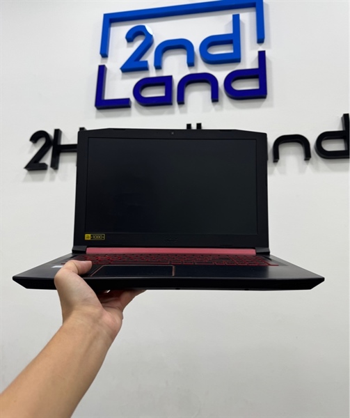 Laptop Acer Nitro 515-52 - i7 8750H/GTX 1050Ti - Ram 8/120GB SSD , 1TB HDD - Pin chai - Màu đen - Ngoại hinh 97% - màn ám phản quang - Kèm sạc 1