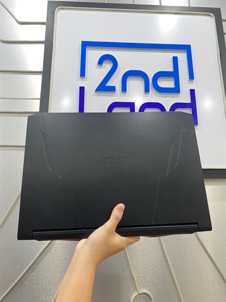 Laptop Acer Nitro 515-57 - i5-11400H - Ram 16/512GB SSD - RTX 3050 - Màu đen - Ngoại hình: 98% - Body - Kèm sạc