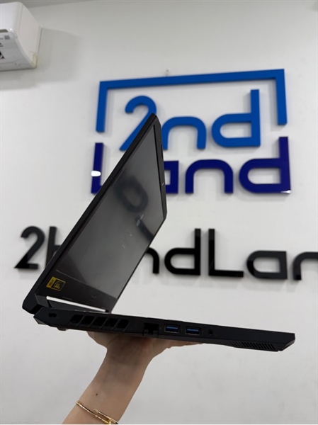 Laptop Acer Nitro AN515-45 - Ryzen 5 5600H - 16GB/512GB SSD - Màu đen - Pin 65% - Ngoại hình 97% - Màn tối viền nhẹ , màn trầy , cấn móp 4 góc , trầy touchpad , trầy - Kèm sạc 135W 1