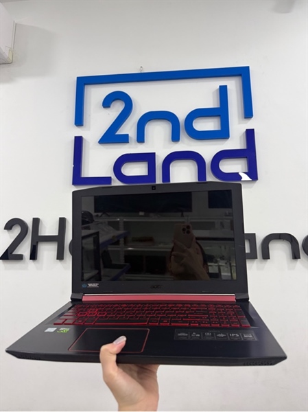 Laptop Acer Nitro AN515-51 - i7 7700HQ/GTX 1050Ti - 8/128GB SSD+500GB HDD - Màu đen - Pin 72% - Ngoại hình 97% - Màn ám vàng , phản quang , chết pixel nhiều điểm , bể vỏ - Kèm sạc 135W 2