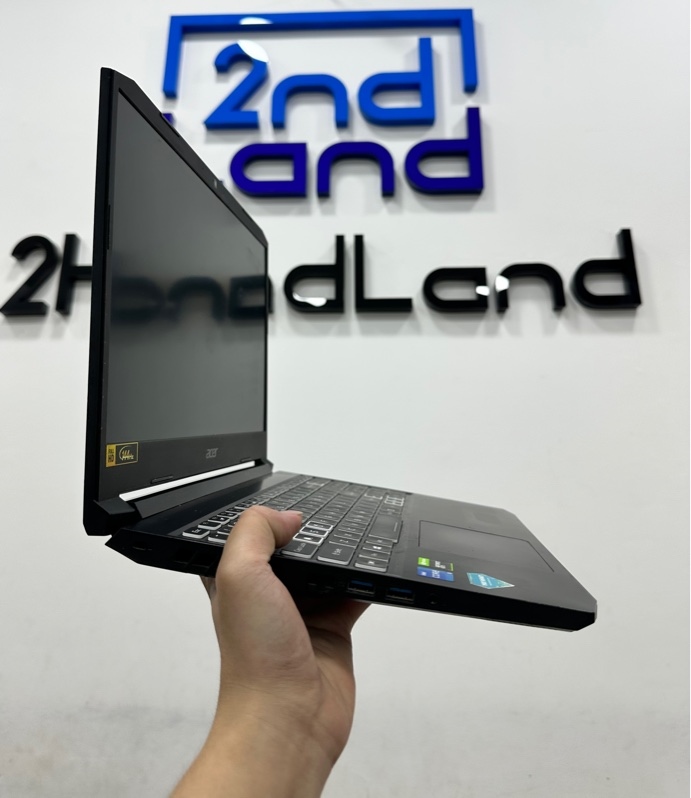 Laptop Acer Nitro AN515-56 - Màn 144Hz - i5 11300H/GTX 1650 - Ram 16/512GB SSD (97%) - Pin 75% - Màu đen - Ngoại hình 97% - màn ám bụi trong - Kèm sạc
