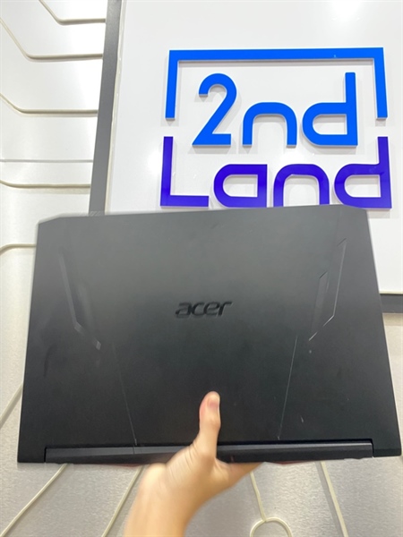 Laptop Acer Nitro AN515-57 - Core i5-11400H - Ram 16/512GB SSD - Card Intel UHD Graphics - Nvidia Geforce RTX 3050 - Pin 76% - Màu đen - Ngoại hình: 99% - Body - Kèm sạc