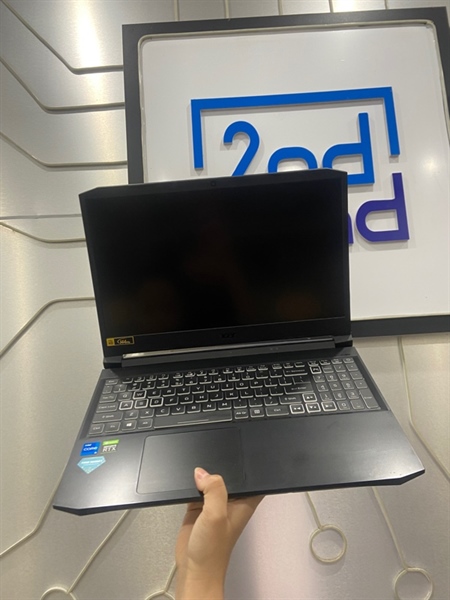 Laptop Acer Nitro AN515-57 - i5-11400H - Ram 8/512GB SSD - RTX 3050 - Pin 100% thay new - Màu đen - Ngoại hình: 97% - Kèm sạc 1