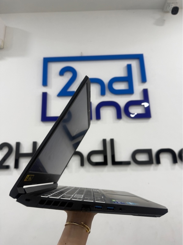 Laptop Acer Nitro AN515-57 - i5-11400H/RTX3050 Ram 16/512GB ssd - Màu đen - Pin 85% chu kì sạc 112 lần - Ngoại hình 98% - Màn ám vàng , hằn phím , phản quang - Kèm sạc