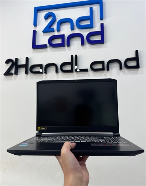 Laptop Acer Nitro AN515-57 - i7 11800h/RTX 3050ti - 16/512GB SSD - Pin 75% pin yếu - Màu đen - Ngoại hình 97% - Kèm sạc 2