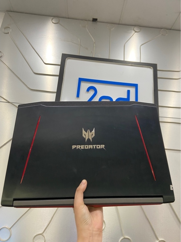 Laptop Acer Predator G3-572 - i7 7700HQ GTX 1060 - 16/128GB SSD / 1TB HDD - Sức khỏe kém - Pin 89% - Màu đen - Ngoại hình: 97% - Màn 60HZ đã thay , màn ám vàng nhe, cam mờ nặng - Kèm sạc