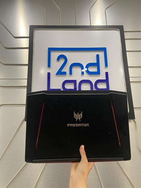 Laptop Acer Predator G3-S72 - i7-7700HQ - GTX1060 - Ram8/128GB SSD - 1TB HDD - Màu đen - Pin 60% - Ngoại hình: 97% - Bể bung cạnh màn - Body - Kèm sạc
