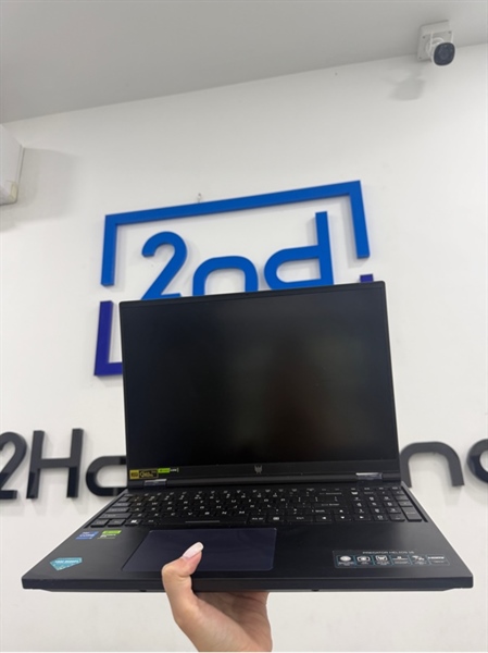 Laptop Acer Predator Helios 16-71 - i7 13700HX - 16/512GB SSD - RTX 4070 - 2K - 240Hz - Màu xanh - Pin 77% - Ngoại hình 98% - Màn hồng nhẹ - Kèm Box , sạc 3