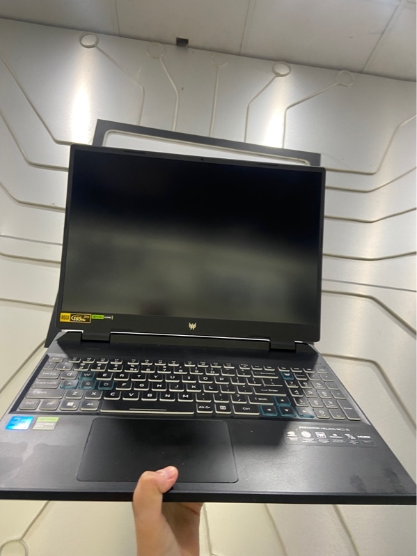 Laptop Acer Predator Helios Neo 16 - Intel Core i5-13500HX - Ram 16/512 GB SSD - Card RTX 4050 bị hư - Pin 93% - Màu đen - Ngoại hình: 97% - Kèm sạc