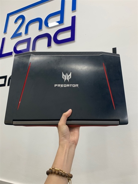 Laptop Acer Predator PH315-51 - i7-8750H - GTX 1060 - 16/128SSD | 1TB HDD - Màu đen - Pin 60% - Ngoại hình: 97% - Loa rè, nứt mặt B, màn yếu, liệt 2 phím - Body, kèm sạc