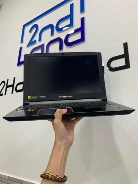 Laptop Acer Predator PH315-51 - i7-8750H - GTX 1060 - 16/128SSD | 1TB HDD - Màu đen - Pin 60% - Ngoại hình: 97% - Loa rè, nứt mặt B, màn yếu, liệt 2 phím - Body, kèm sạc 1
