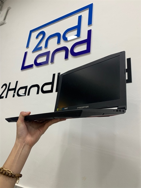 Laptop Acer Predator PH315-51 - i7-8750H - GTX 1060 - 16/128SSD | 1TB HDD - Màu đen - Pin 60% - Ngoại hình: 97% - Loa rè, nứt mặt B, màn yếu, liệt 2 phím - Body, kèm sạc 2