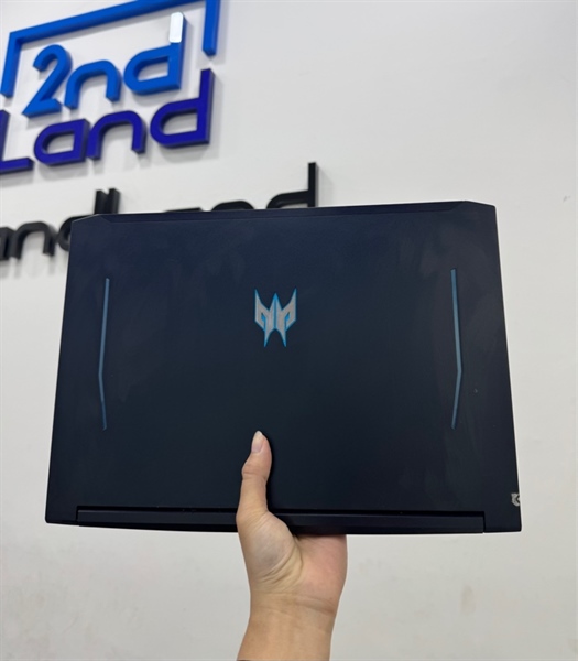 Laptop Acer Predator PH315-54 - i7 11800H - RTX 3060 - Ram 16/512 Gb SSD (97%) - Pin 82% - Màu xanh - Ngoại hình 96% - Trầy xước , touchpad xấu, màn ám viền hồng phản quang rộp phím nặng , mất 1 miếng kê mặt D - Kèm sạc