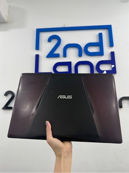 Laptop Asus GL553VD - i5 7300HQ/GTX1050 - 8/128GB SSD/300GB HDD - Màu nâu đỏ - Pin 66% - Ngoại hình 97% - Màn hở viền dưới , bản lề yếu , màn ám hồng , trầy nhiều - Kèm sạc