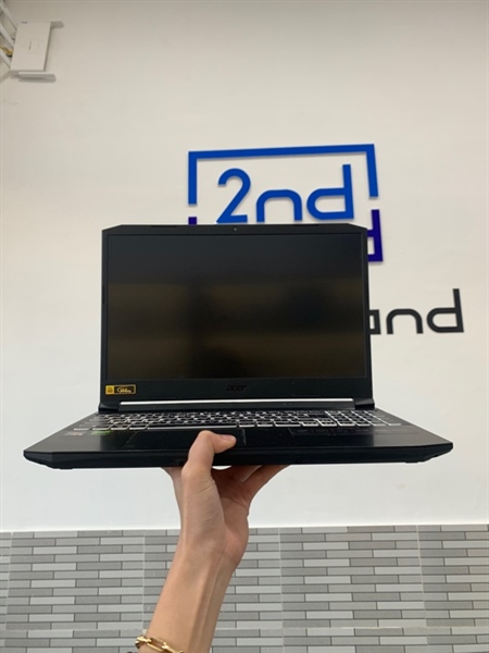 Laptop Asus Nitro 5 An515-45 - Ryzen 5 5600H - GTX 1650 - 8/512SSD - Màu đen - Pin 63 - Ngoại hình: 98% - Màn trầy, ám hồng nhẹ - Body, kèm sạc 1