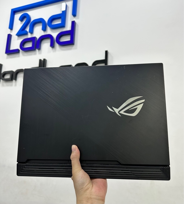 Laptop Asus Rog Strix G512LI - i5 10300H/GTX 1650Ti - Ram 16/512GB SSD ( 95% ) - Pin chai - Màu đen - Ngoại hình 97% - Màn 1 vệt phản quang nhẹ mờ - Kèm sạc