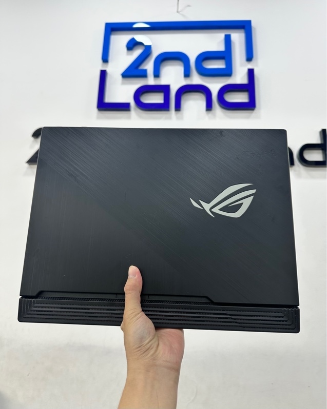 Laptop Asus Rog Strix G512LI - i5 10300H/GTX 1650Ti - Ram 16/512GB SSD - Pin Chai - Màu đen - Ngoại hình 97% - Màn 1 vệt phản quang nhẹ mờ , có 1 chấm đen - Kèm sạc