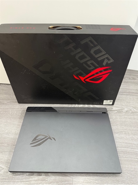 Laptop Asus ROG Strix G513 - Ram 8/512SSD - Đen - 97% - pin 82% - Kèm sạc - GTX 1650 - Ryzen 7 - 74806H - Màn ám