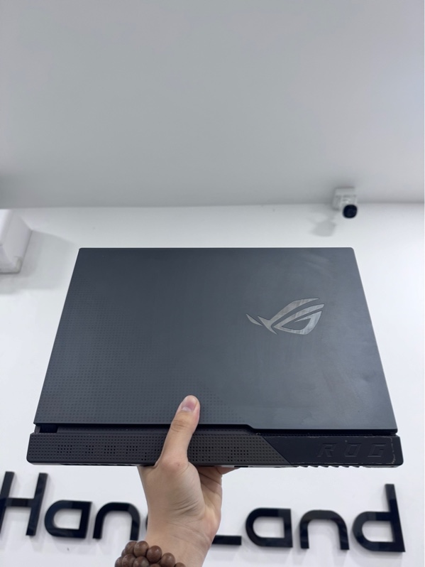 Laptop Asus ROG Strix G513IE - Chip ryzen 7-4800h - Card 3050 4GB - Ram 32GB - Ổ ssd 1TB - Sức khỏe 97% - Màu đen - Pin 74% - Ngoại hình 97% - Tróc sơn, màn ám vàng nhẹ, bị 1 đốm phản quang, 1 đường phản quang - Kèm sạc