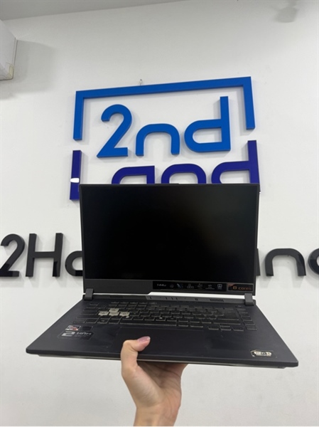 Laptop Asus Rog Strix G513IE - Ryzen 7 4800H/RTX 3050Ti - 16/512GB SSD+1TB SSD - Màu xám - Pin 67% - Ngoại hình 96% - Màn cong nhẹ , màn phản quang 1 đốm , tróc nhiều phím - Kèm Box , sạc 200W 3