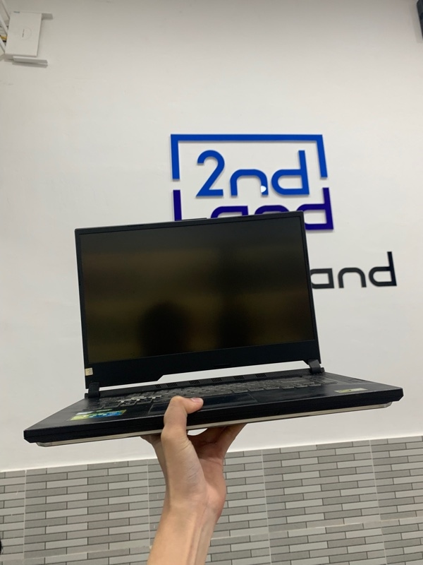Laptop Asus ROG Strix G531GV - RTX 2060 - i7-9750H - 16GB/512GB SSD - Màu đen - Pin 50% - Ngoại hình: 97% - Mất led đáy 1 bên - Kèm sạc