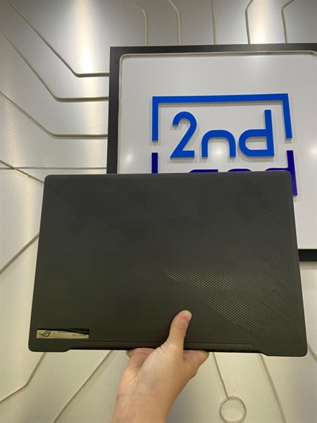 Laptop Asus ROG Zephyrus G14 - AMD Ryzen 9-5900HS - Ram 16/512GB SSD RTX 3060 - Pin 74% - 120Hz - Màu đen - Ngoại hình: 98% - Màn ám hồng, in phím - Body - Kèm sạc