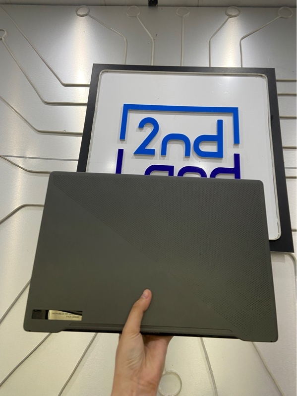 Laptop Asus Rog Zephyrus G14 GA401QC - Ryzen 7 5800HS - RTX 3050 - Ram 16/512GB - Pin 78% - Màu đen - Ngoại hình: 97% - Đã thay phím - Kèm sạc