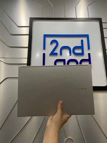 Laptop Asus Tek Vivobook - I3-1115G4 - Ram 8GB SSD 512GB - Pin 85% - Màu bạc - Ngoại hình: 98% - Màn ám viền vàng - Kèm sạc 0
