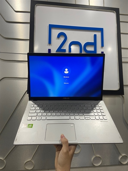 Laptop Asus Tek Vivobook X509 JP I5 1035G1 - Geforce MX330 - Ram 12/180SSD - 1TB HDD - Pin 55% - Màu bạc - Ngoại hình: 97% - Loa bé - Kèm sạc 1
