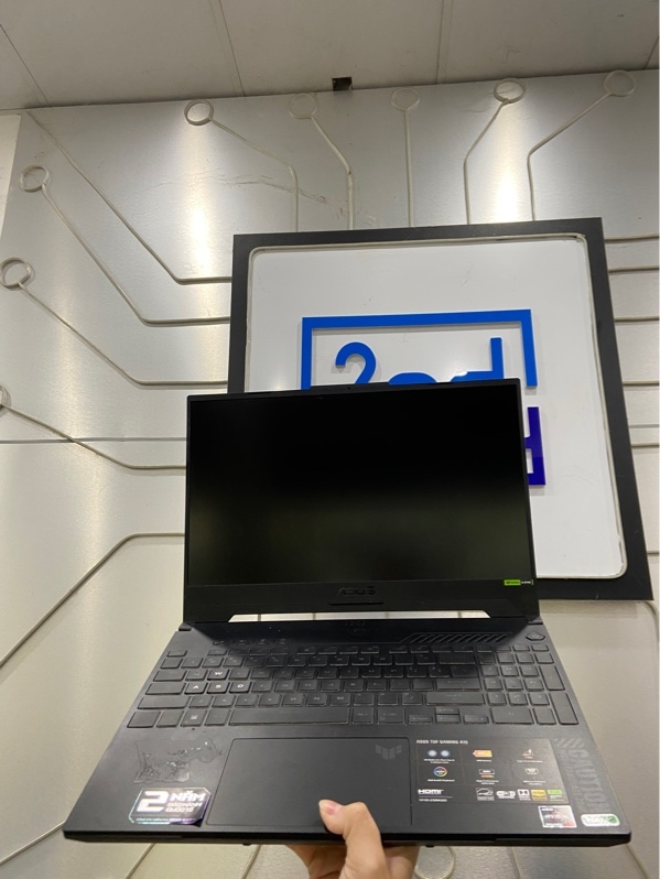 Laptop Asus Tuf A15 FA507NUR - Ryzen 7 7435HS RTX 4050 - 16/512GB SSD - Pin 87% - Màu đen - Ngoại hình: 97% - Kèm sạc