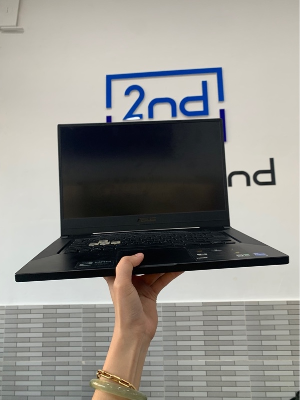 Laptop Asus Tuf Dash F15 FX516PM - i7-11370H - RTX 3060 6GB - Ram 16GB/SSD 512GB - Màu đen - Pin 62% - Ngoại hình: 96% - Kèm sạc