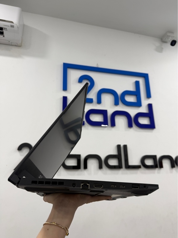 Laptop Asus TUF DASH F15 - i5 12450h - 24/512GB - RTX3050TI - Màu đen - Pin 61% - Ngoại hình 98% - Màn hồng nhẹ - Kèm sạc