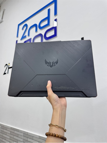 Laptop Asus Tuf F15 Fx506LH - GTX 1650 4GB - i5-10300H - 16/512GB - Màu đen - Pin 62% - Ngoại hình 98% - Màn phản quang, ám hồng, hư camera - Body, kèm sạc