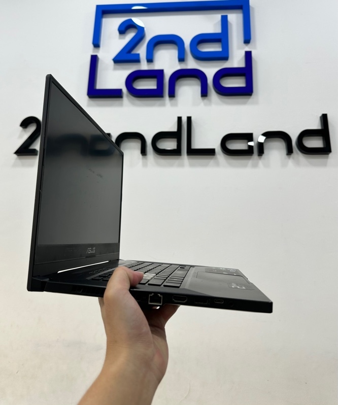 Laptop Asus TUF F15 FX516PE - Màn 144Hz - i7 11370H/RTX 3050 ti - Ram 16/512GB SSD (69%) - Pin 81% - Màu đen - Ngoại hình 97% - Trầy cấn, nứt khung viền nhẹ , gãy các lãy khe tản nhiệt , màn ám hoằn phím nhẹ , ám sticker - Kèm box + Sạc