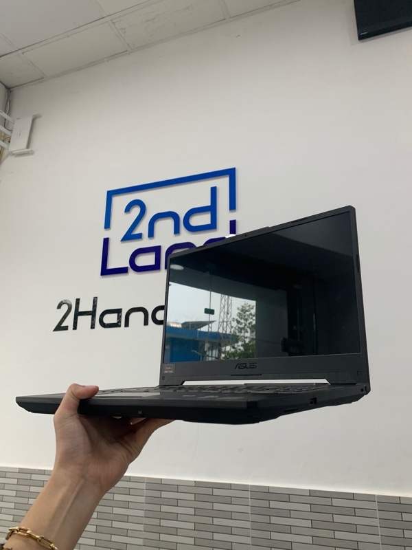 Laptop Asus Tuf F15 - i5-10300H - Ram 8GB/512B SSD - GTX 1650 4GB - Màu đen - Pin 75% - Ngoại hình: 98% - Hư 1 cổng usb - Kèm sạc 2