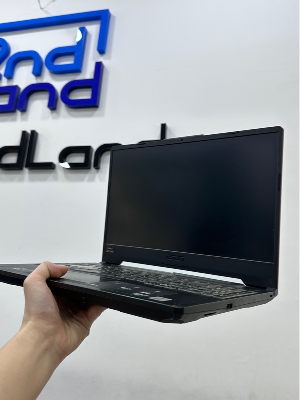 Laptop Asus TUF F15 - Màn 144Hz - i5 10300H - Card 1650 - Ram 8/512GB SSD ( sức khỏe 91% ) - Pin 64% - Màu đen - Ngoại hình 97% - Tình trạng màn ám phản quang 1 chấm nhẹ - Kèm sạc 150W