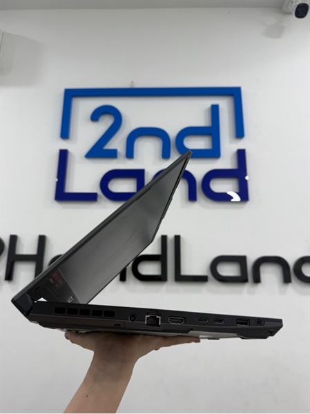 Laptop Asus Tuf F15 - Model FX507VU - i7 13620H - 24/512GB SSD - Card RTX 4050 - Màu đen - Pin 83% - Ngoại hình 97.5% - Viền trầy xước nhẹ - Kèm sạc 240W 1