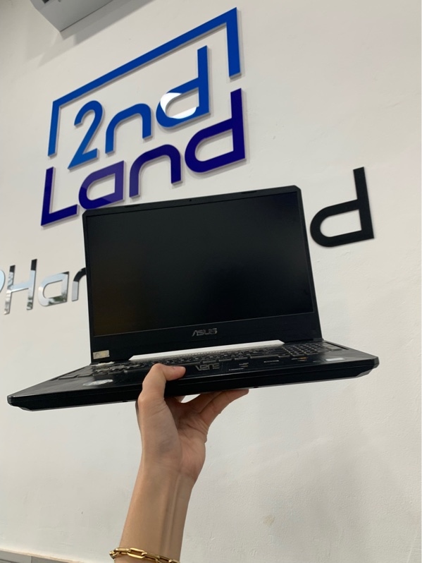 Laptop Asus Tuf FX505GE - i7-8750H - Ram 8GB/128GB SSD/ 1TB HDD - GTX 1050 ti 4GB - Màu đen - Pin 47% - Ngoại hình: 96.5% - Màn phản quang, ám hồng - Kèm sạc