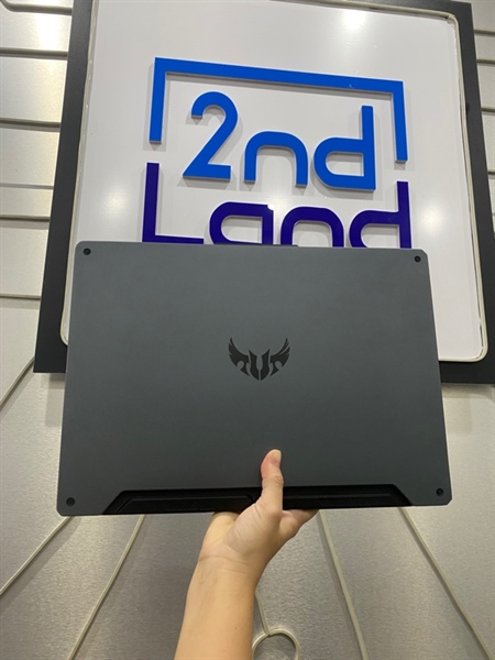 Laptop Asus Tuf Gaming A15 - AMD Ryzen 7 4800H - AMD Radeon Graphics - Nvidia Geforce GTX 1650 Ti - Ram 16/512GB SSD - Pin 71% - Màu xanh - Ngoại hình: 98% - Body - Kèm sạc