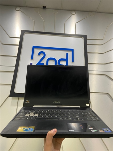 Laptop Asus Tuf Gaming A15 FA506IH-Ryzen 5 4600H-GTX 1650 - Ram 16/512GB - Pin 64% - Màu xám - Ngoại hình: 98% - Loạn touchpad khi sạc( do sạc ),màn nhiều đốm phản quang,ám hồng nhẹ, phím mũi tên không nhạy, loa nhỏ, nứt sườn nhẹ, khung màn hở- Kèm sạc 1