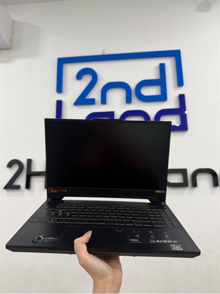 Laptop Asus Tuf Gaming A15 FA507NV - Ryzen 7 7735HS - 16/512GB - RTX 4060 - Màu xám - Pin 77% - Ngoại hình 97% - Màn ám vàng nhẹ , trầy xước , cấn góc , mẻ khe tản nhiệt - Kèm sạc 2