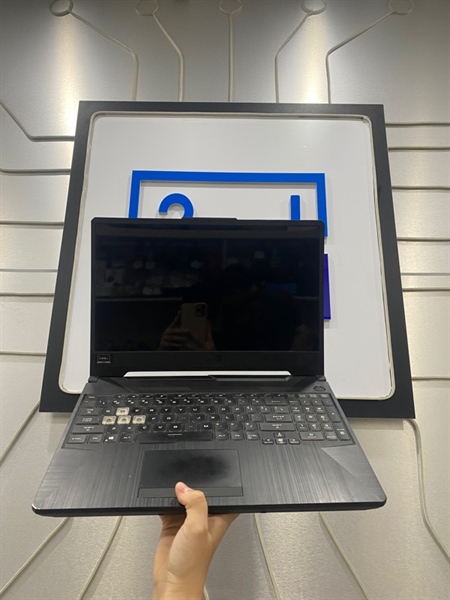 Laptop Asus Tuf Gaming F15 FX 506L4 - i5-10300H - GTX 1650 - 16GB/512GB SSD - Pin 50% - Màu đen - Ngoại hình: 97% - Body - Kèm sạc 1