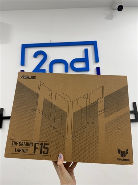 Laptop Asus Tuf Gaming F15-FX506HC - i5 11400H - 8/512GB - RTX 3050 - Màu đen - Pin 64% - Ngoại hình 98% - Màn ám hồng , tróc touchpad - Box , sạc