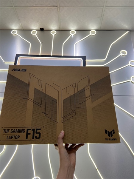 Laptop Asus Tuf Gaming F15 FX506HC - i5-11400H- RTX 3050 - Ram 16/512GB SSD - Pin 66% - Màu đen - Ngoại hình: 97% - Màn phản quang 2 đường - Kèm Box + sạc 3
