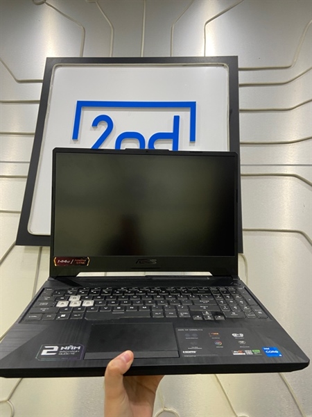Laptop Asus Tuf Gaming F15 FX506HF - i5-11400H - RTX 2050 - Ram 16/512GB SSD - Pin 80% - Màu đen - Ngoại hình: 98% - Kèm sạc 1