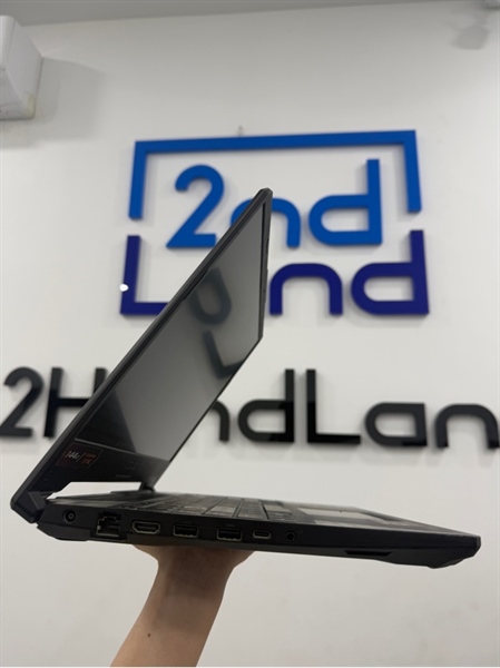 Laptop Asus TUF Gaming F15 FX506HF - i5 11400H/RTX2050 - 16/512GB SSD - Màu đen - Pin 75% - Ngoại hình 98% - Viền ám vàng , phản quang do cấn phím - Kèm sạc 150W 1