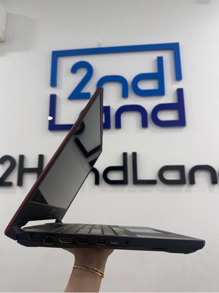 Laptop Asus TuF Gaming F15 FX506LHB - i5-10300H - 8/512GB SSD - GTX 1650 - Màu đen - Pin 58% - Ngoại hình 97% - Màn phản quang , hồng nhẹ , loạn touchpad , trầy xước , tróc phím - Kèm sạc 1